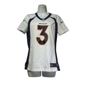 Denver Broncos Russell Wilson Nike White Jersey Size S